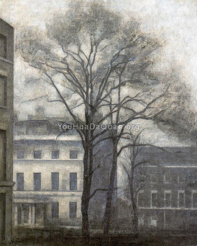 The Jewish School in the Guilford Street, London - 威尔汉姆·哈莫修依